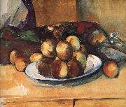 Paul Cezanne plate of peach oil painting artist